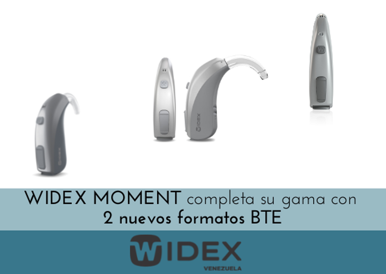 WIDEX MOMENT completa su gama con 2 nuevos formatos BTE